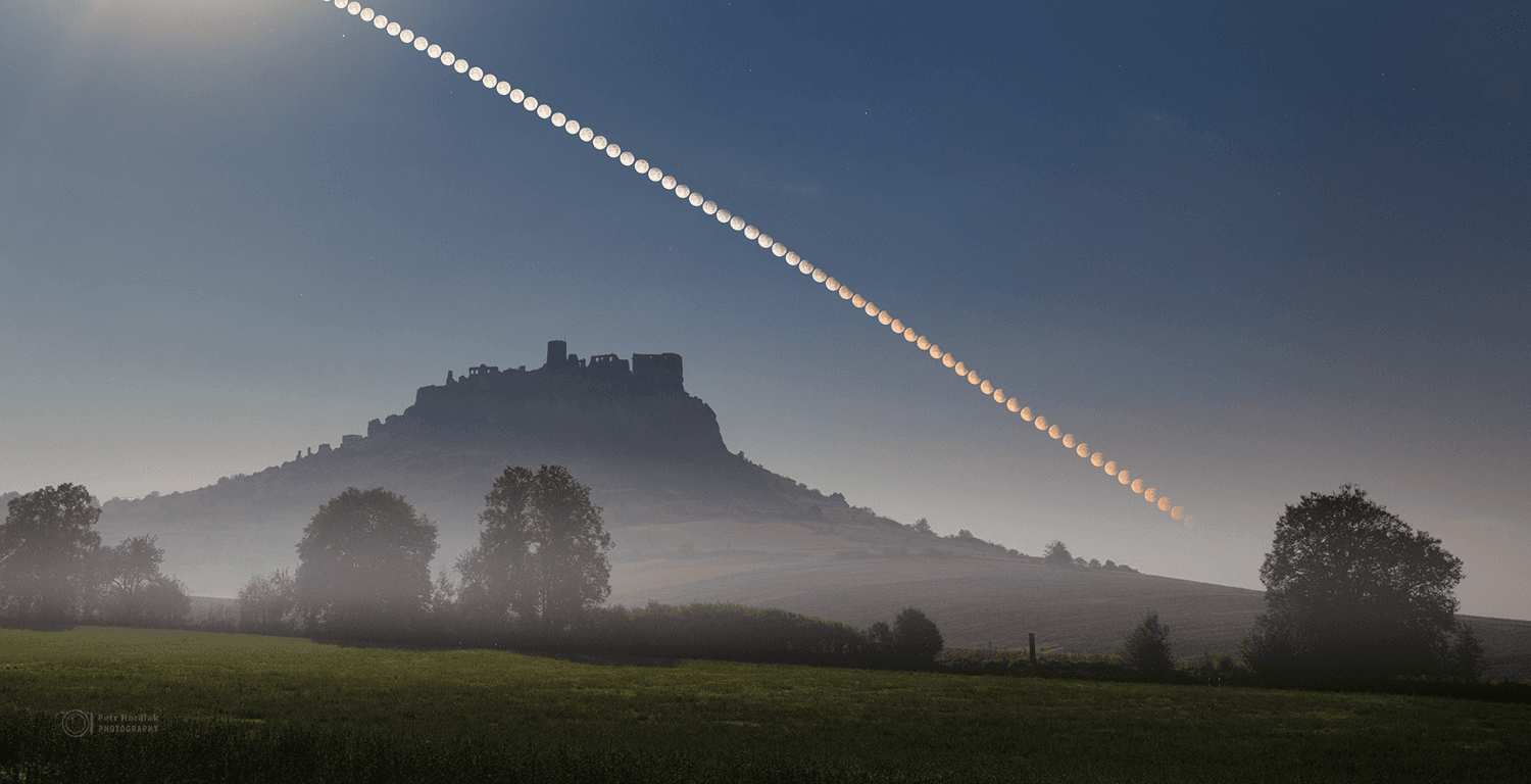 APOD: 2024 September 20 – A Hazy Harvest Moon