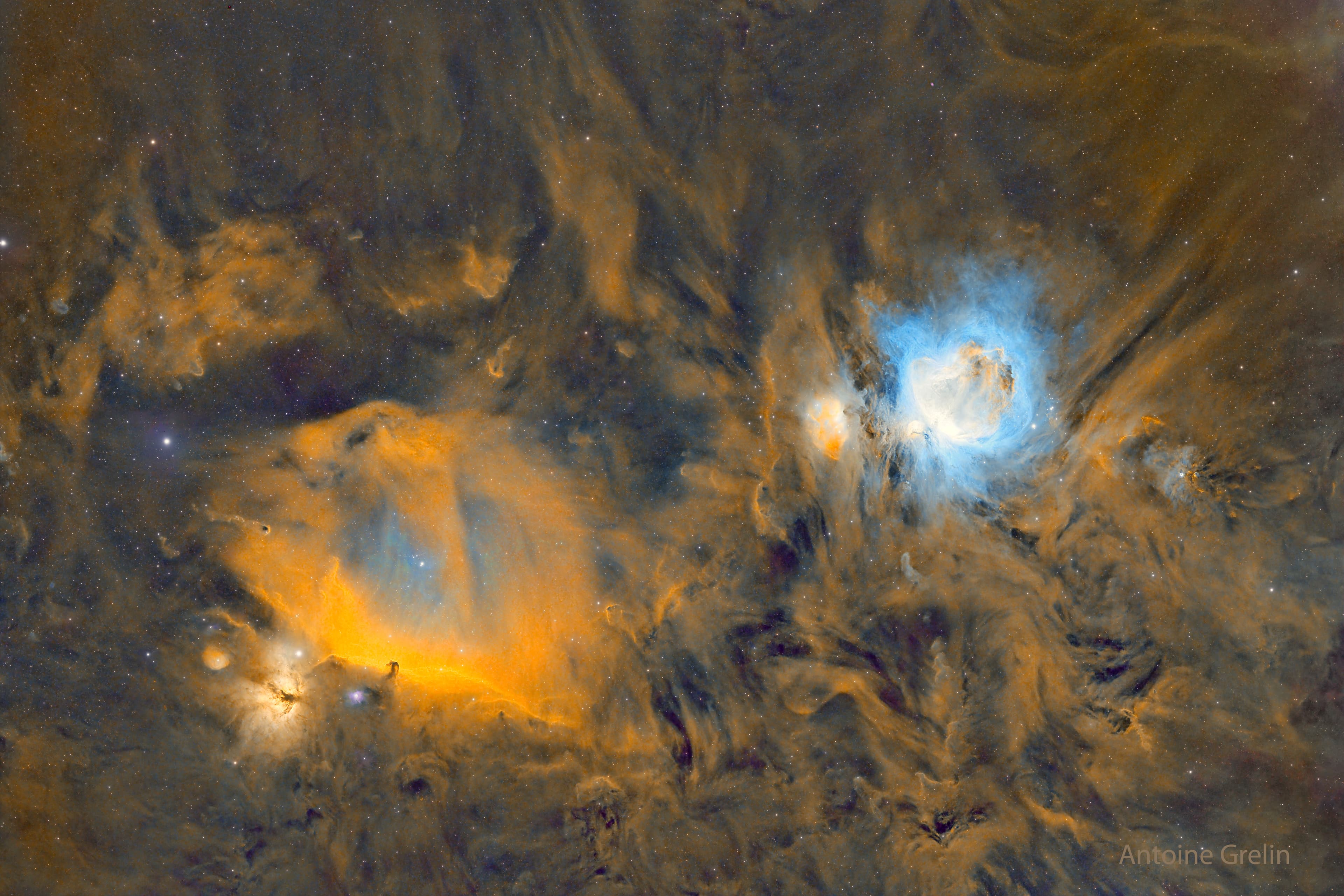 APOD: 2024 September 10 – Horsehead and Orion Nebulas