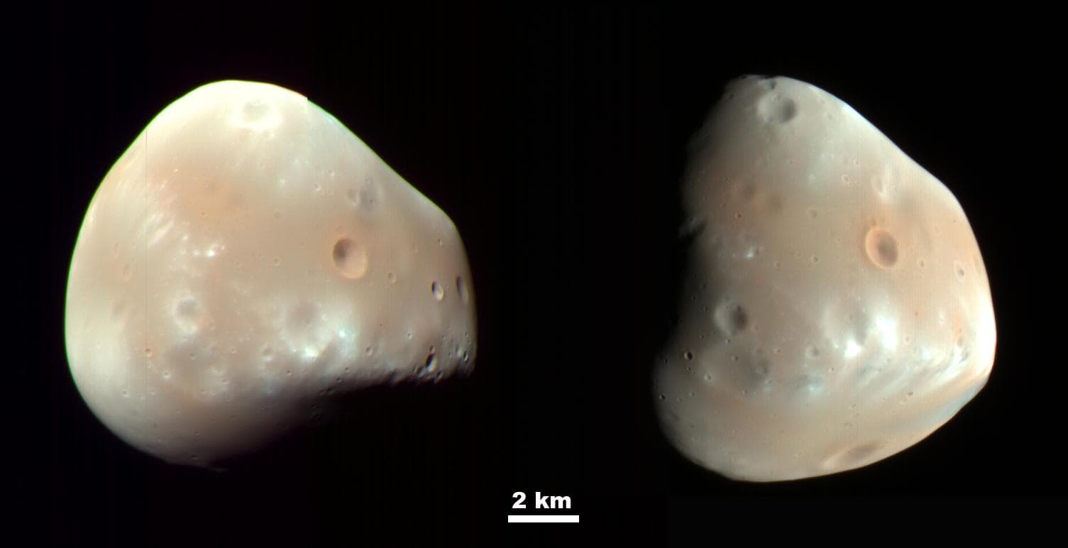 APOD: 2024 September 7 – Small Moon Deimos