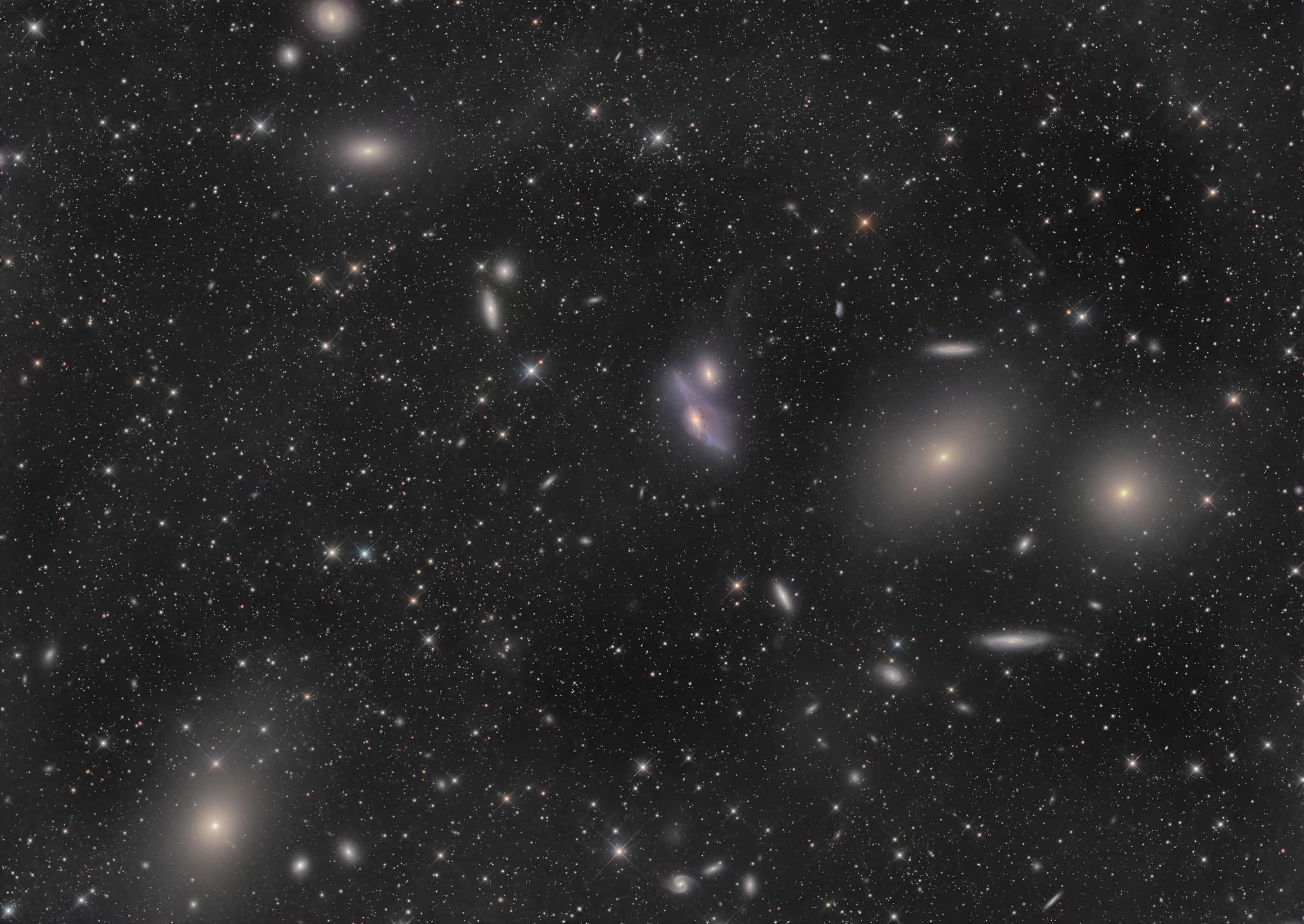 APOD: 2025 April 17 – Virgo Cluster Galaxies