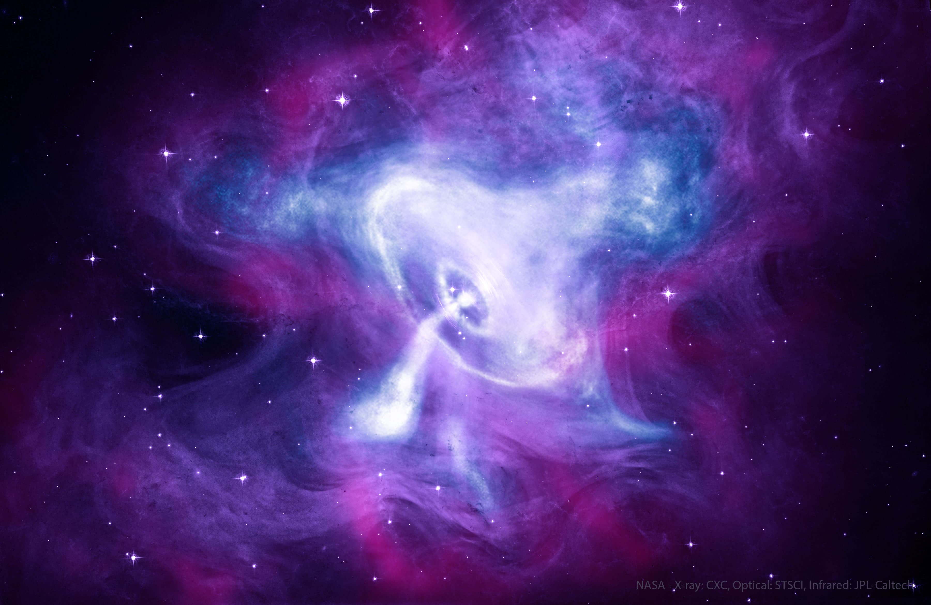 APOD: 2025 August 24 – The Spinning Pulsar of the Crab Nebula
