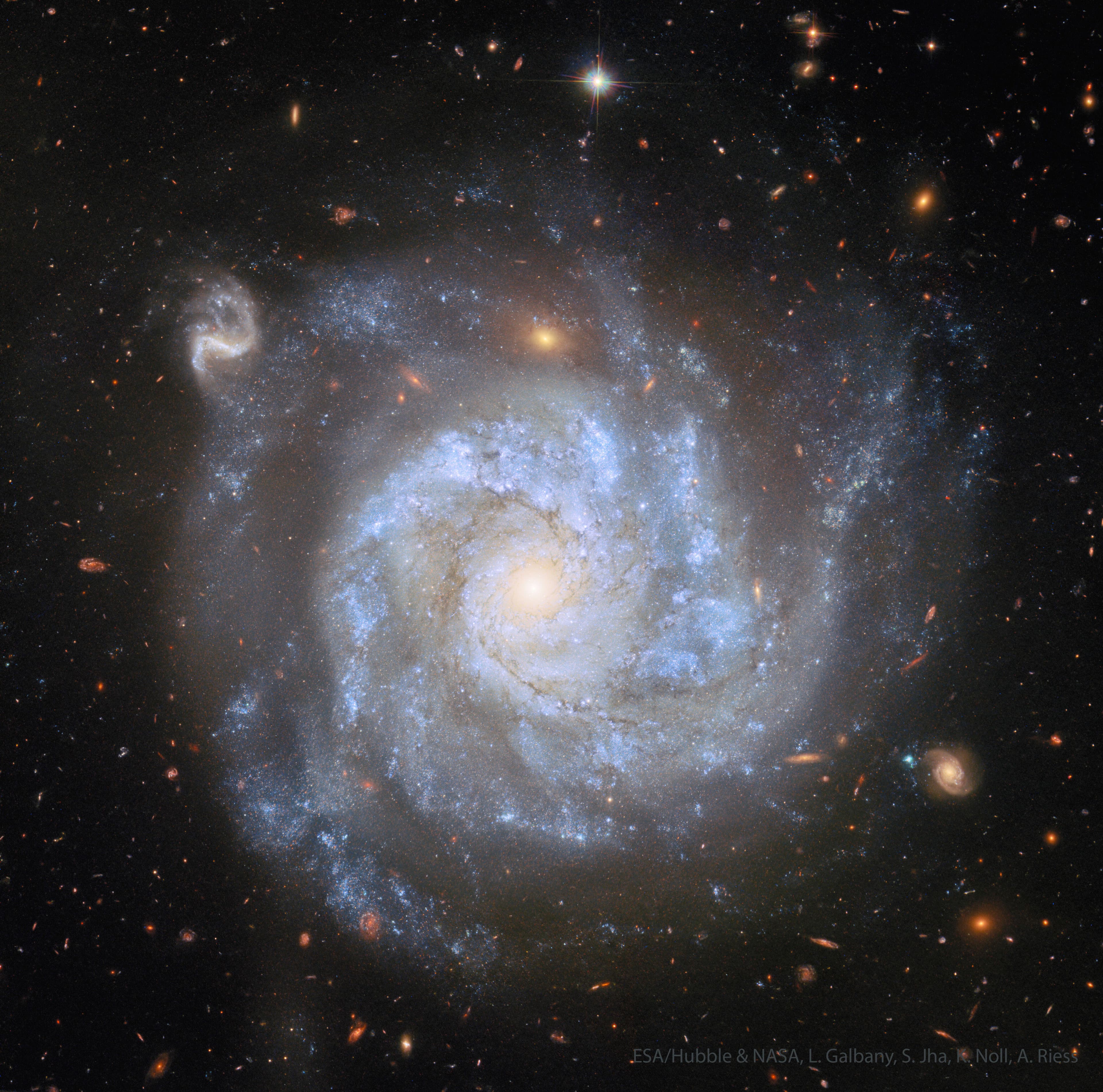 APOD: 2025 August 18 – NGC 1309: A Useful Spiral Galaxy