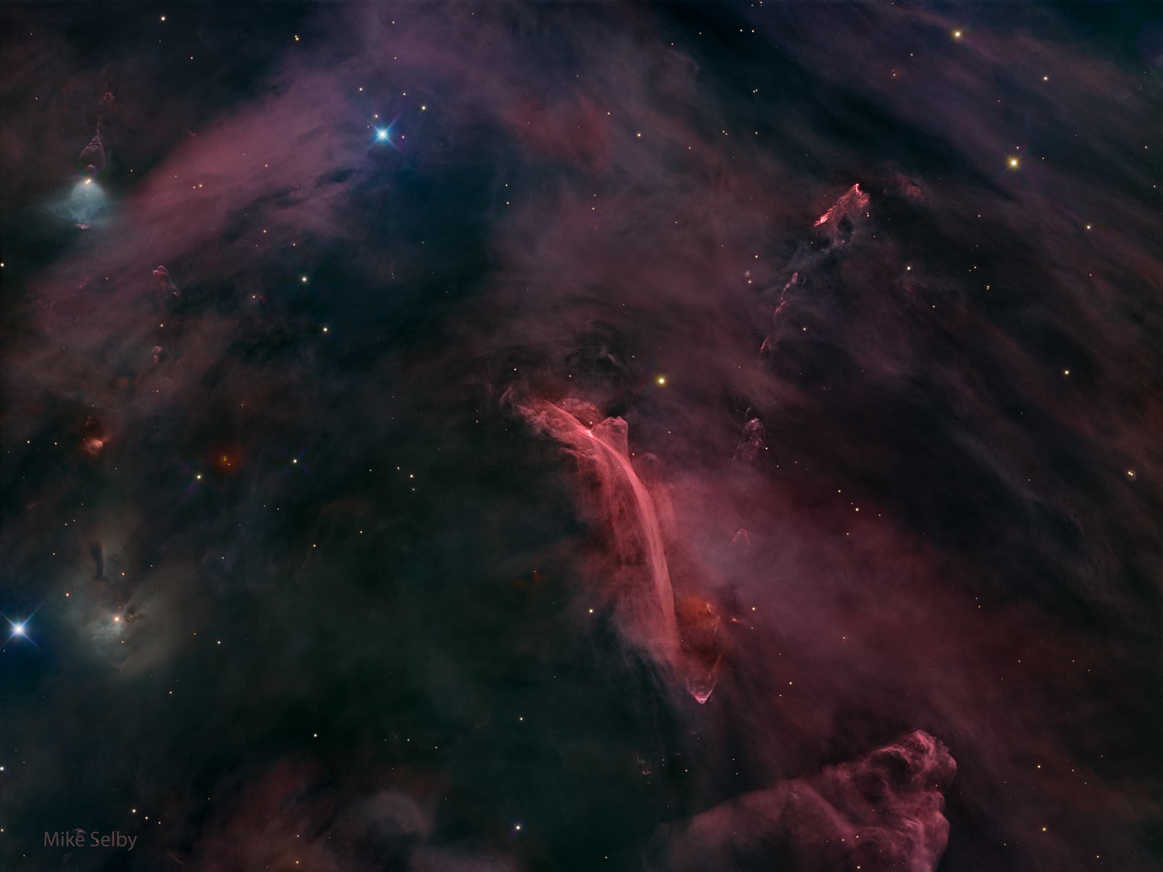 APOD: 2025 December 31 – HH 222: The Waterfall Nebula