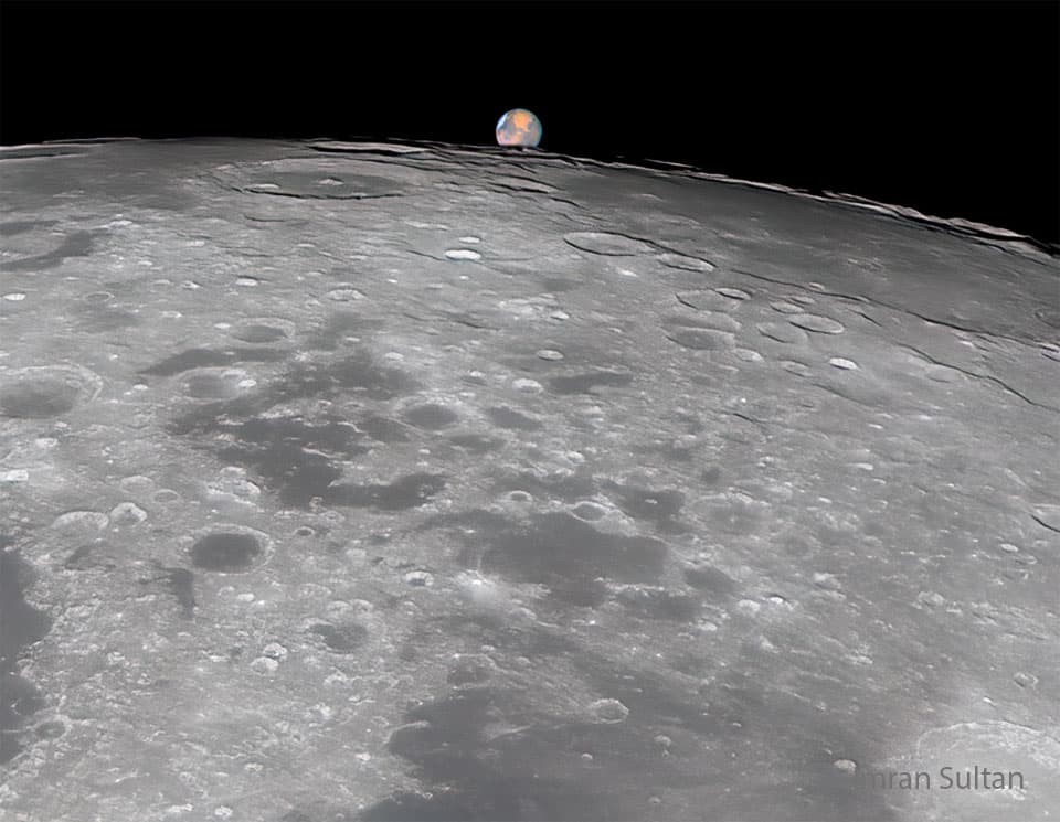 APOD: 2025 January 15 – Wolf Moon Engulfs Mars