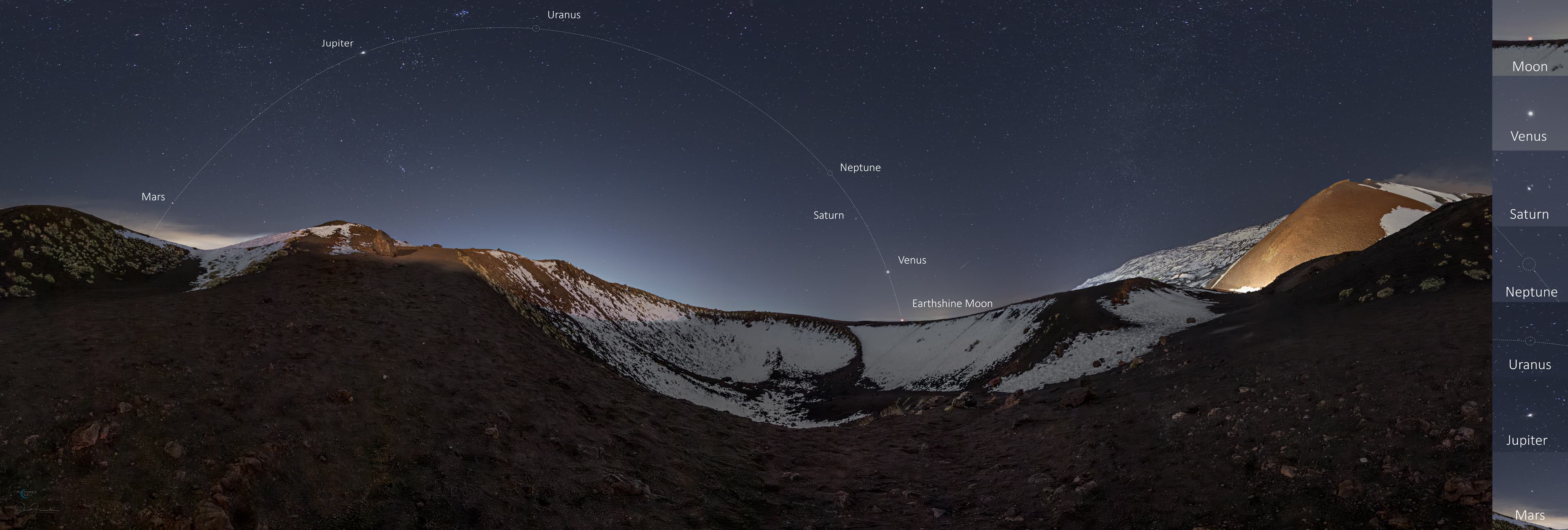 APOD: 2025 January 11 – An Evening Sky Full of Planets