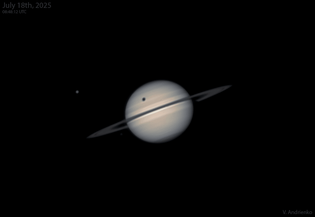 APOD: 2025 July 24 – Titan Shadow Transit