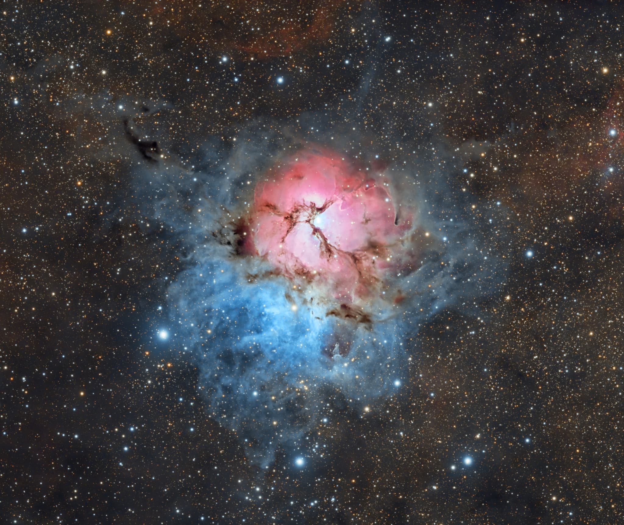 APOD: 2025 July 9 – A Beautiful Trifid