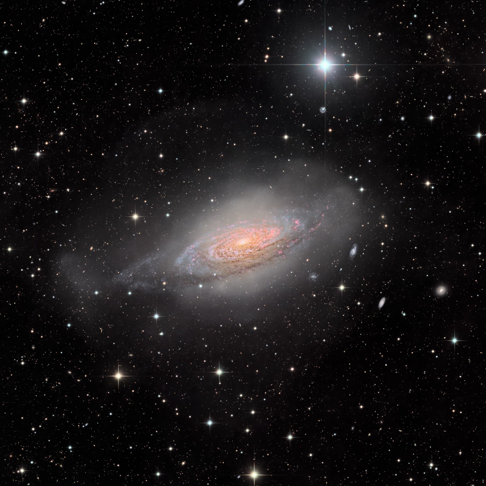 APOD: 2025 June 19 – NGC 3521: Galaxy in a Bubble