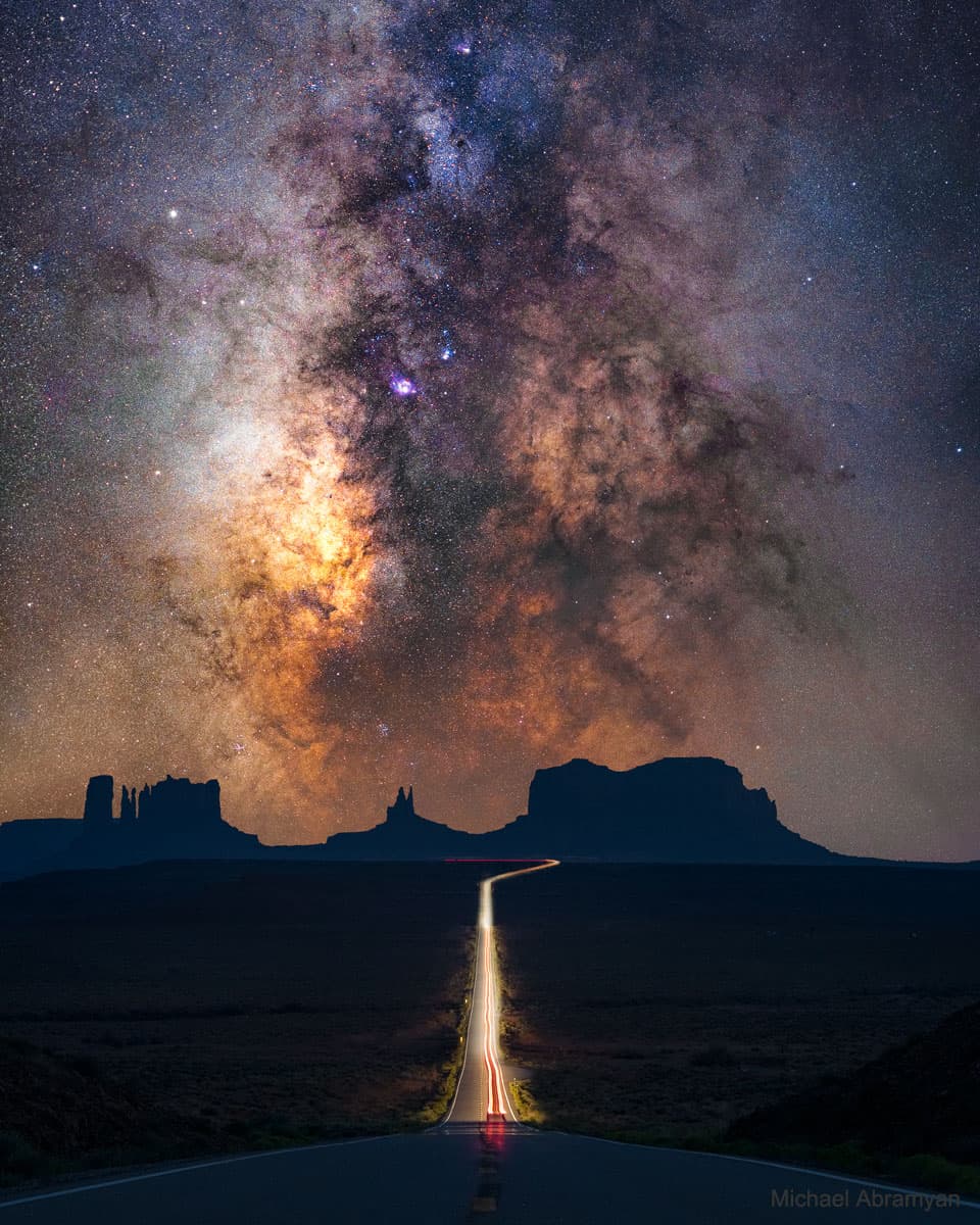 APOD: 2025 November 9 – Road to the Galactic Center