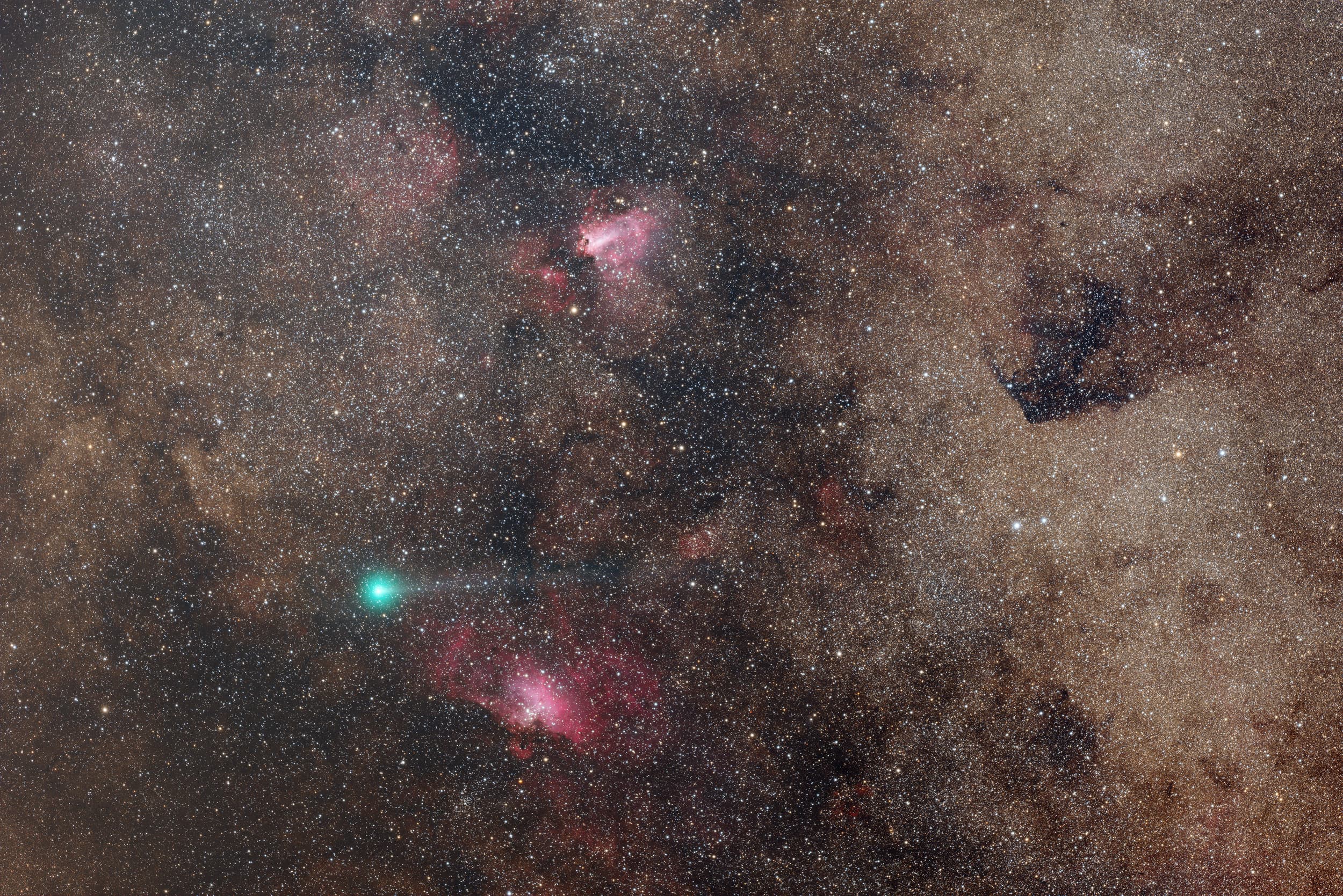 APOD: 2025 October 23 – SWAN, Swan, Eagle