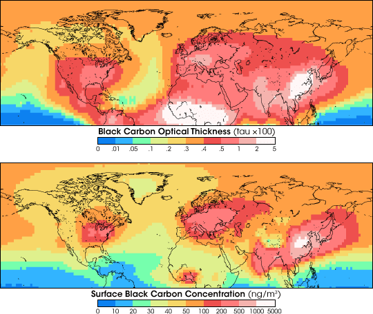 Soot Affects Polar Ice