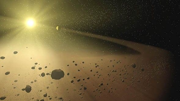 A Rare Snapshot of a Planetary Construction Site