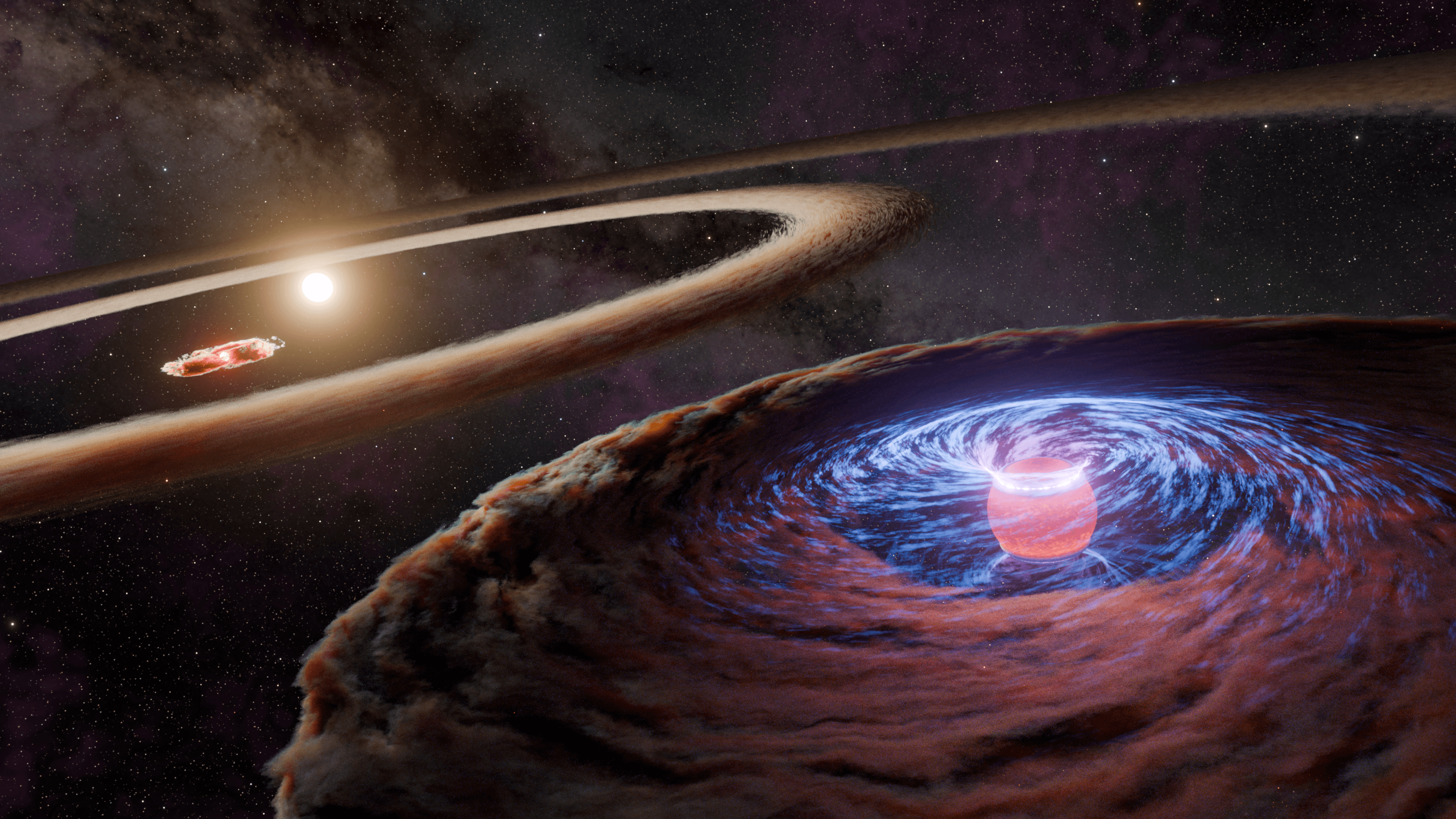 Discovery Alert: ‘Baby’ Planet Photographed in a Ring around a Star for the First Time!
