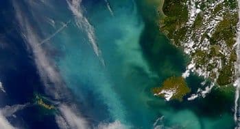 Changing Currents Color the Bering Sea a New Shade of Blue
