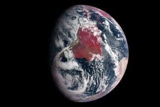 Why is that Forest Red and that Cloud Blue? How to Interpret a False-Color Satellite Image