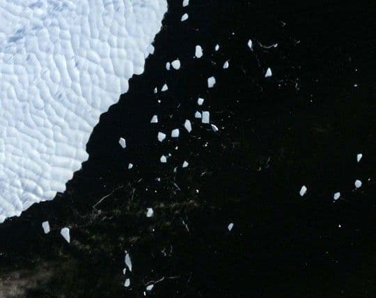 Iceberg B10A Calving