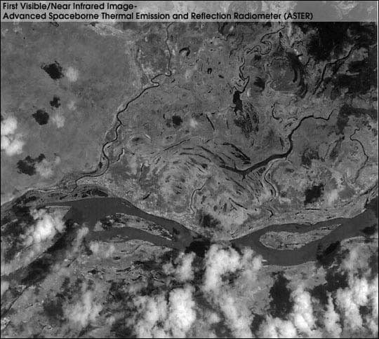 First ASTER Visible/Near-Infrared Image