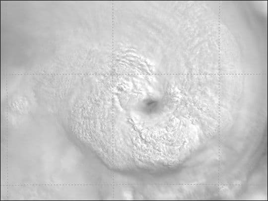Cyclone Hudah As Seen By MODIS