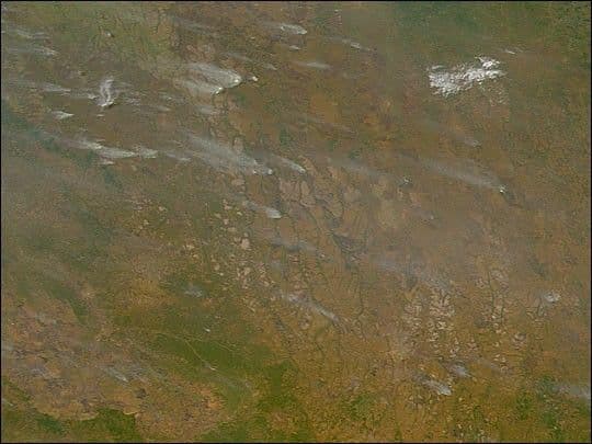 Fires in Central Africa
