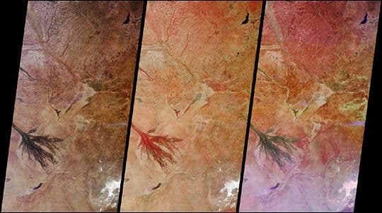 Multi-angle View of Zambia and Botswana