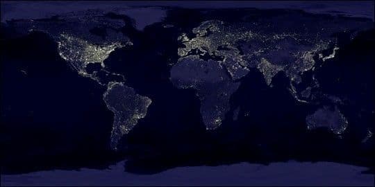 Earth’s City Lights 1994