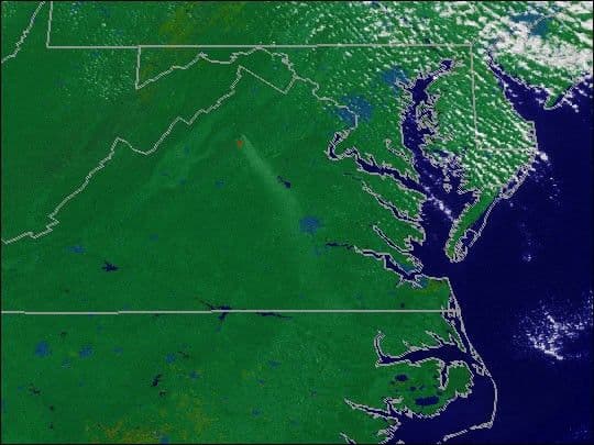Animation of Shenandoah Fires