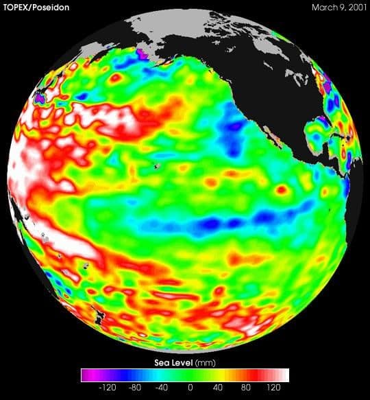 Warm Ocean Temperatures Blanket the Far-Western Pacific