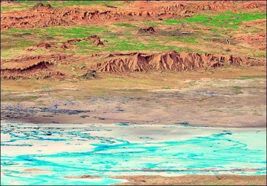 Perspective View of the Rann of Kachchh, India