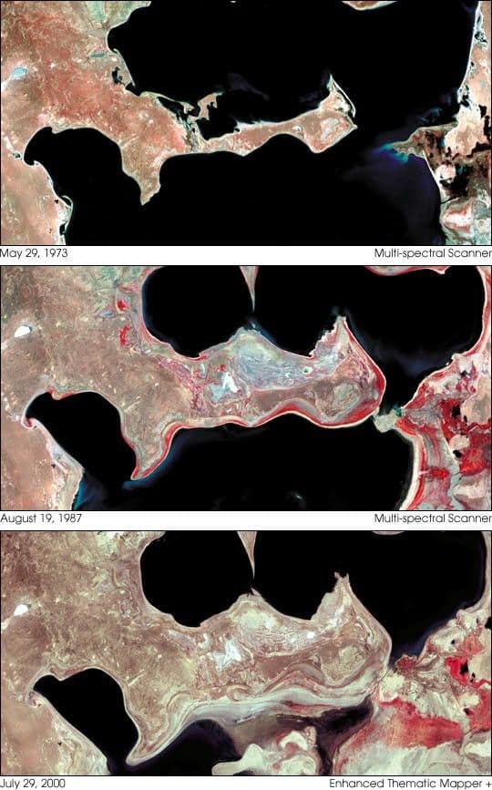 The Shrinking Aral Sea