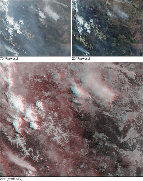 Smoke and Clouds over Russia