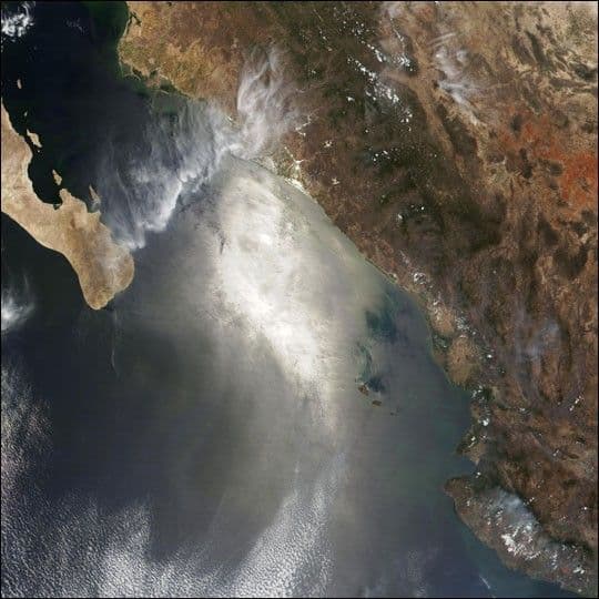 Fires in Sinaloa, Mexico