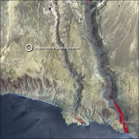 Earthquake Epicenter, Peru