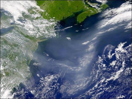 Code Red Air over the Mid-Atlantic States