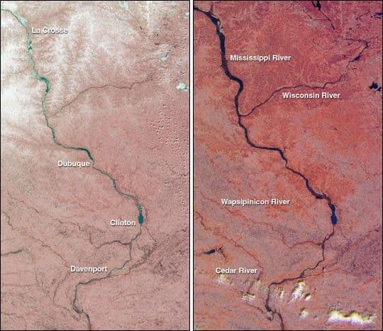 Spring Flooding on the Mississippi