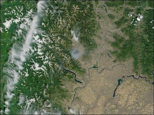 Libby South Fire, Washington