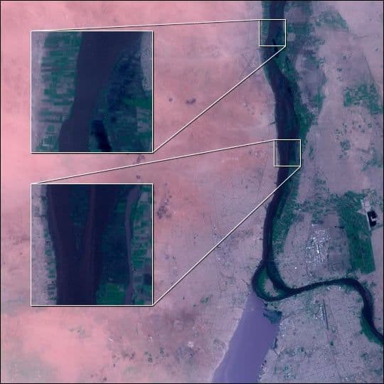 Flooding Along the Nile River