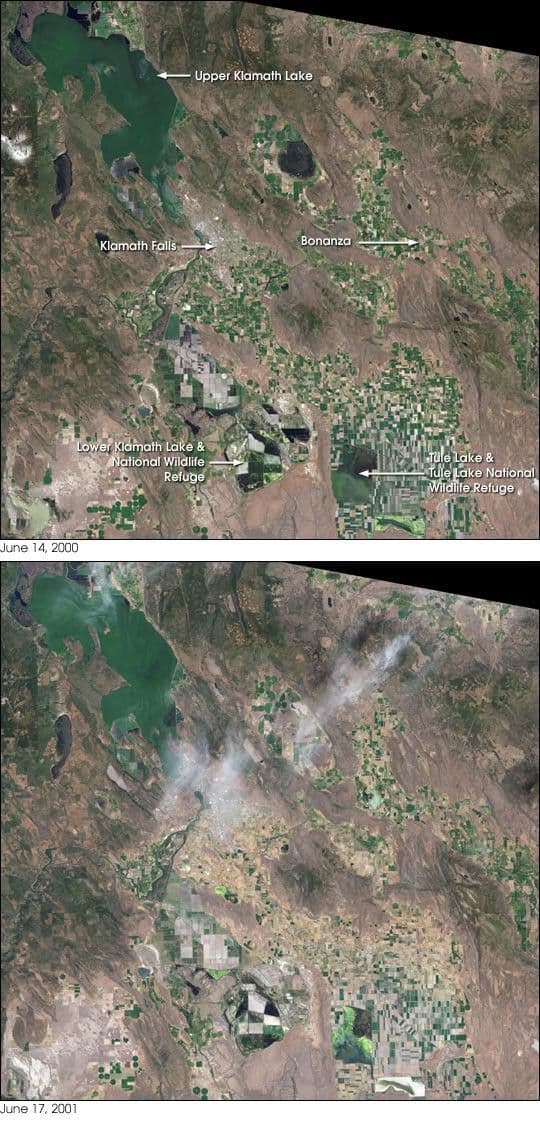 Drought in the Klamath River Basin