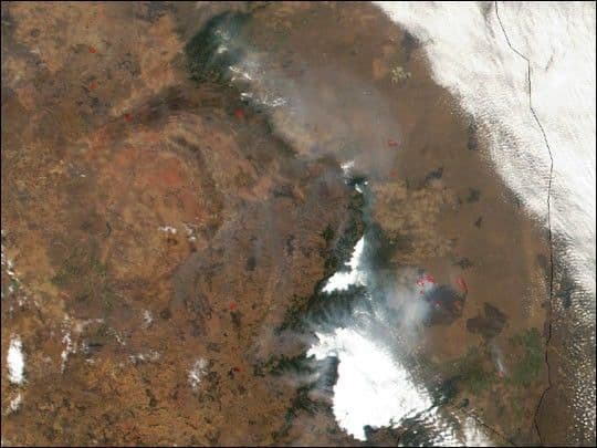 Deadly Fire in Kruger National Park, South Africa
