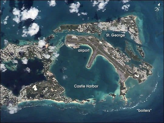 “Boilers” along the southeast coast of Bermuda