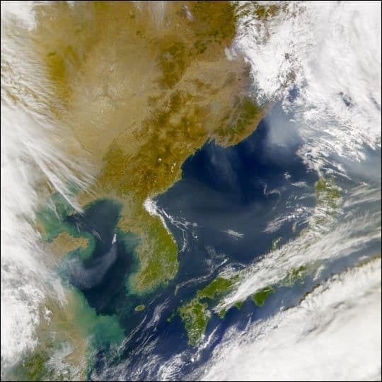 Aerosols over Eastern Asia