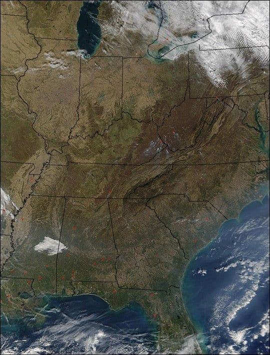Wildfires in Eastern U.S.