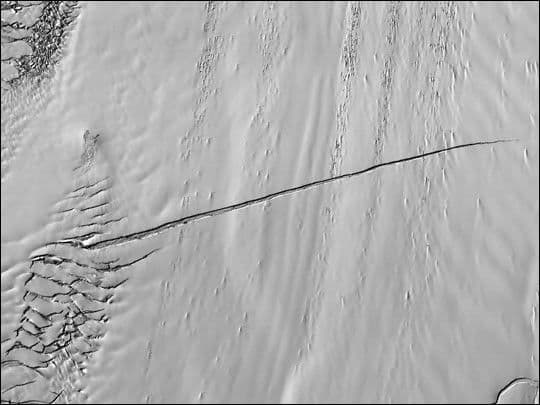 High Resolution View of Pine Island Glacier
