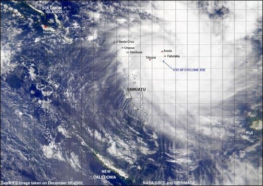 Tropical Cyclone Zoe
