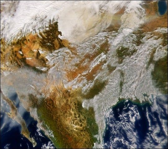 Smoke Transport Across the U.S.