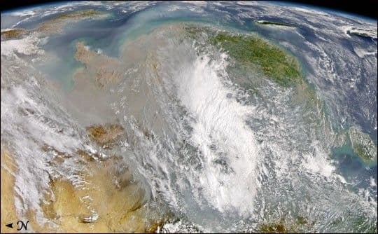 Particle Pollution in Eastern China