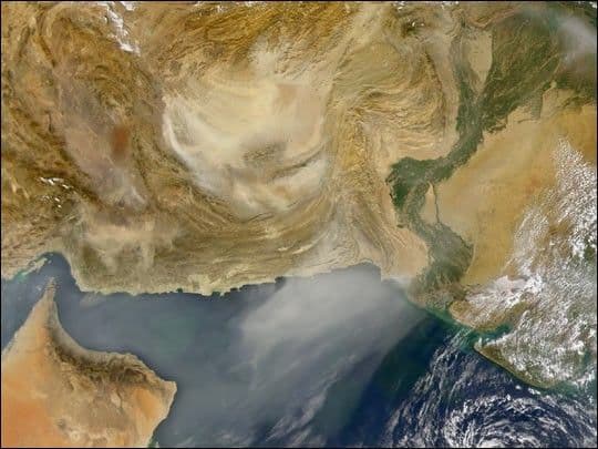 Dust Storm over Afghanistan and Pakistan