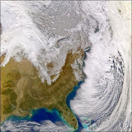 Arctic Blast Chills Eastern United States