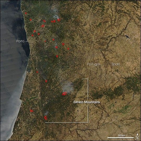 Fires in Portugal