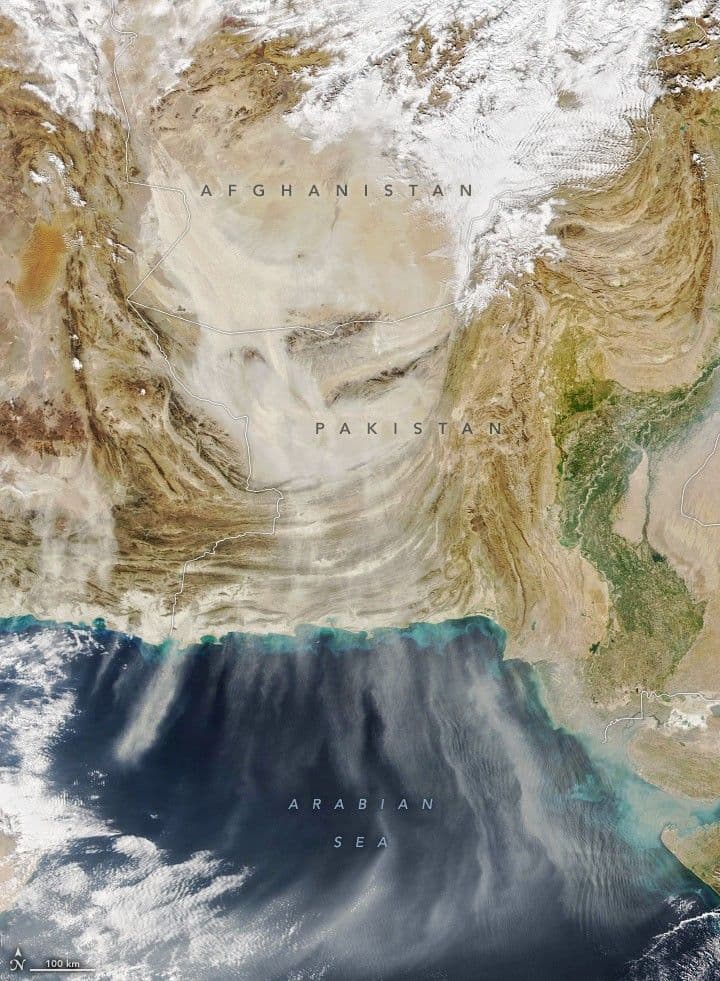 A Dry Lake Hamun Means More Dust Storms