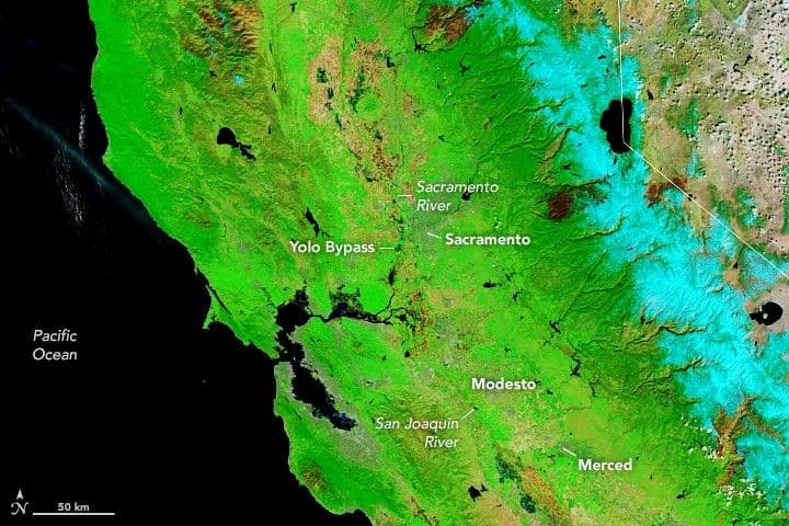 Precipitation Piles on in California